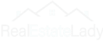 Logo of "realestatelady" featuring a mountain silhouette, designed for Digital Marketing.